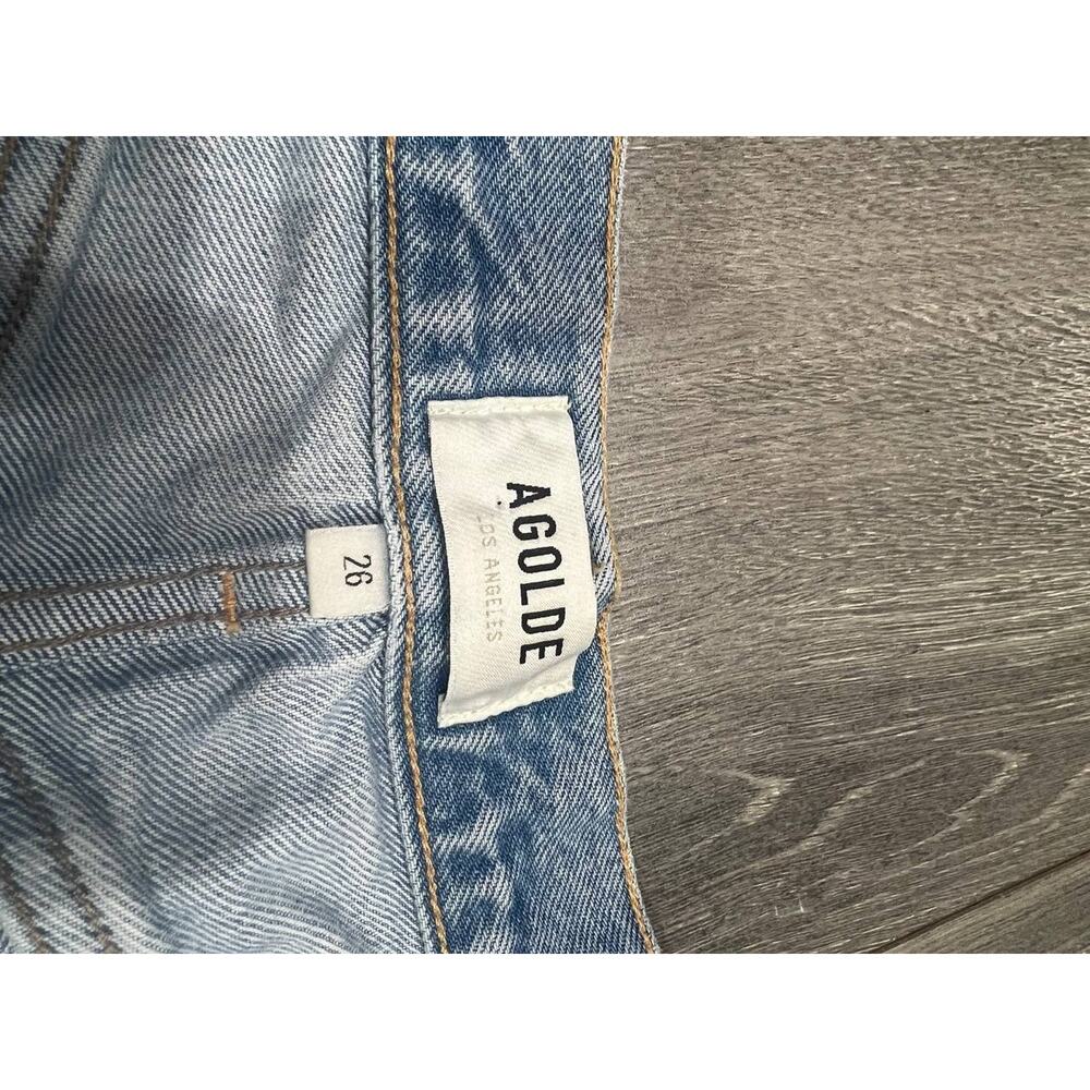 AGOLDE Parker Vintage Y2K Preppy Cut Off Short In Swapmeet Size 26 A003639 - Picture 7 of 10